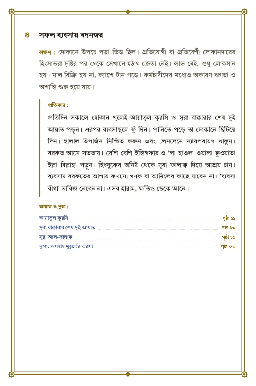 পৃষ্ঠা ৪১: বিপদ ৪: সফল ব্যবসায় বদনজর